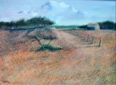 Pintura titulada Campo Seco